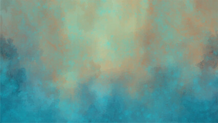 Abstract Deep blue grunge texture with heavily distressed and rough surface. lighter aqua tones with mysterious, atmospheric, and ethereal feel. Teal Color Wall Decorative Surface