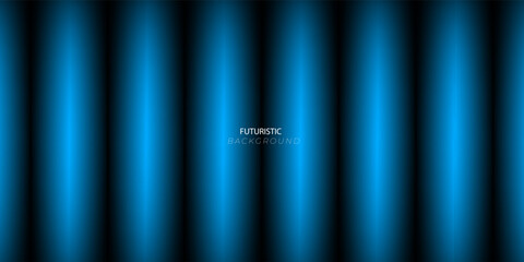 Blue black techno abstract background overlap layer on dark space with vertical lines effect decoration. Modern graphic design element glowing style concept for web, art, flyer, card or brochure cover
