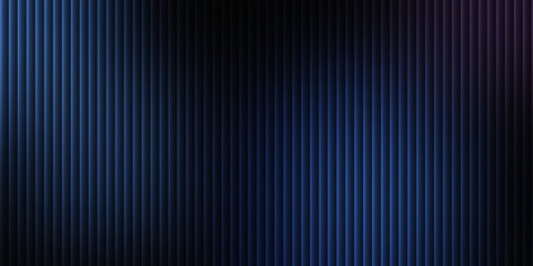 Abstract dark blue vertical ribbed textured background with subtle light reflections creating a modern and sophisticated geometric pattern suitable for design