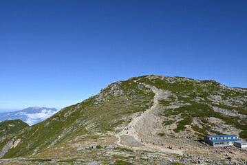 Climbing Mt. Kiso-Komagatake, Nagano, Japan
