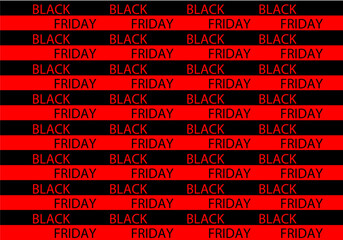 Red and Black Checkered Black Friday Sale Graphic