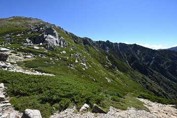 Climbing Mt. Kiso-Komagatake, Nagano, Japan