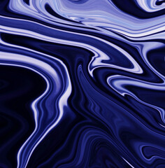 Futuristic neon liquid wave art