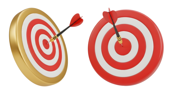 3D Dartboard with Darts, Bullseye Target Illustration, Game Room Dartboard, Digital Dartboard Render, Precision Aim Concept