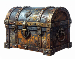 old ancient chest