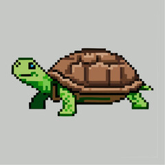 Pixel Turtle Animal