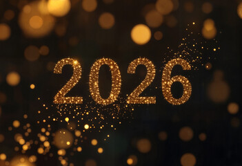 Golden Sparks Forming 2026 – New Year Countdown