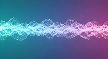 Abstract sound wave visualization digital frequency spectrum colorful gradient background for music 
