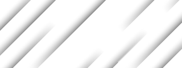 Abstract Minimal White Background with Diagonal Gradient Lines. Soft Shadows and Smooth Light Transitions with 3D Effect and Linear Flow. Depth and Motion Technology, Corporate Design.