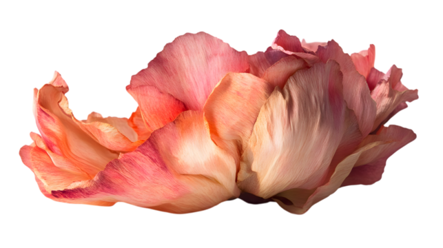 Beautiful pink rose flower blossom bloom isolated on transparent background floral nature photography