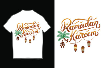 Ramadan kareem design vector t-shirt