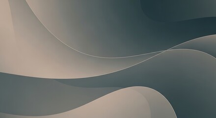 Modern abstract wavy pattern with subtle gradient shades and lines