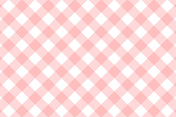 シンプルな赤のチェック柄の背景　ベクター