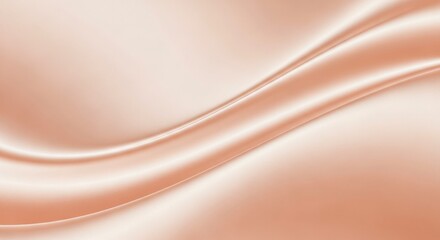 Smooth peach wave texture with soft gradient background