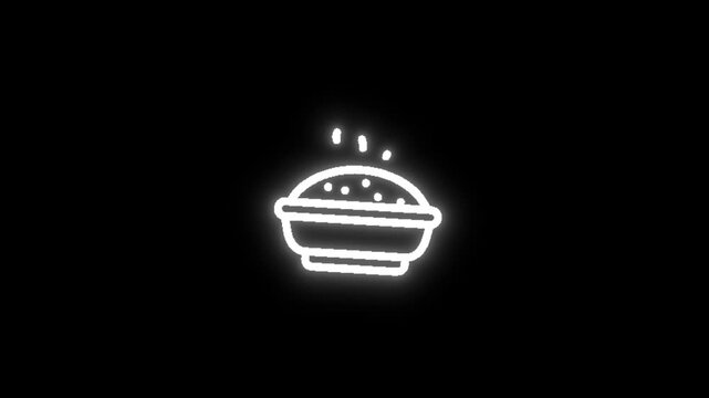 Rice cake Glow animated icon