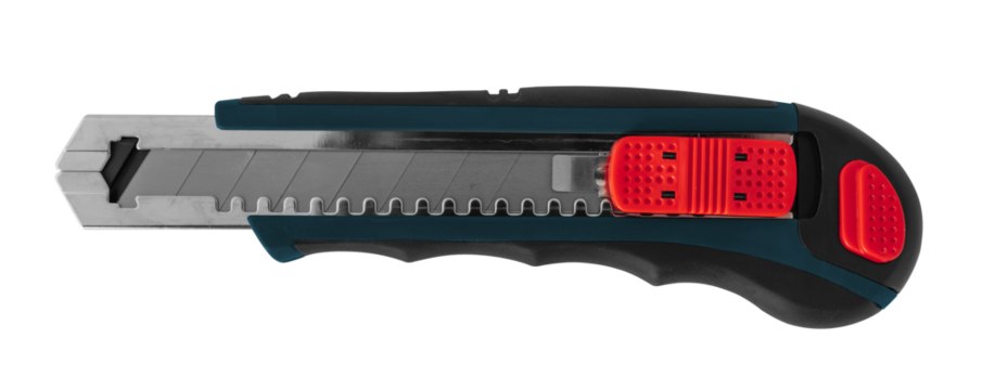 This utility knife features a sturdy metal blade, ergonomic handle, and easy-to-use retractable mechanism, making it ideal for cutting, crafting, and everyday tasks