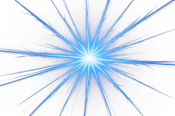 Obraz premium Abstract burst of blue light rays background