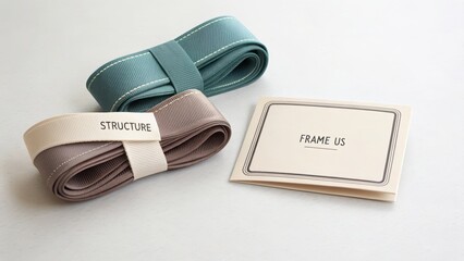 Stylish Ribbons with Labels for Creative Decoration and Crafting