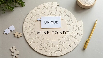 Unique Puzzle Pieces for Creative Idea Generation and Collaboration