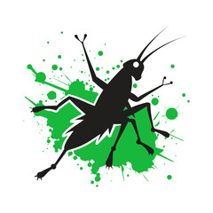 urban graffiti style grasshopper vector art
