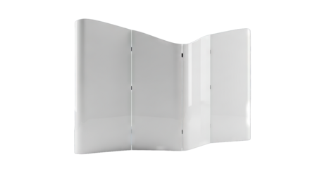 White Accordion Folder for Documents.