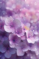 Rain‑Kissed Hydrangea Flowers