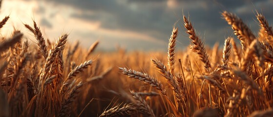 Summer Sun Over Wheat Fields