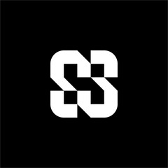 A futuristic, modular logo forming the letter "H" with interwoven blocks. Ideal for tech firms, professional engineering, or sophisticated construction brands.