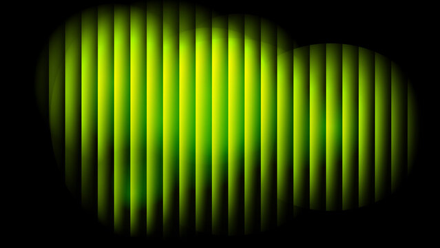 Abstract green cloud background vertical lines with light and shadow modern design element