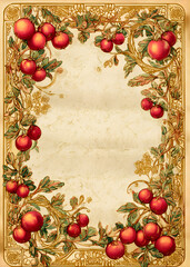 Vintage Christmas Frame Borders