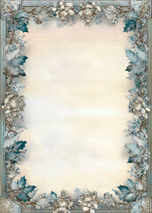 Vintage Christmas Frame Borders