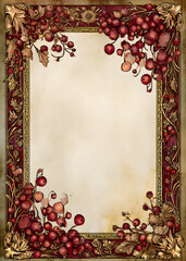 Vintage Christmas Frame Borders