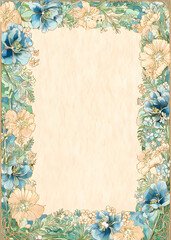 Vintage Christmas Frame Borders