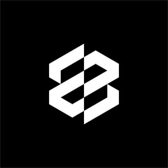 A bold, angular "Z" monogram with a compelling 3D effect. Excellent for high-end corporate branding, finance, or innovative digital agencies.