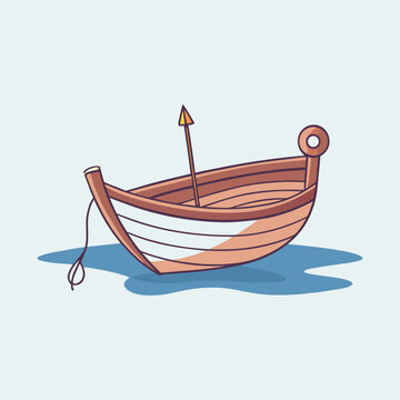 A boat logo design