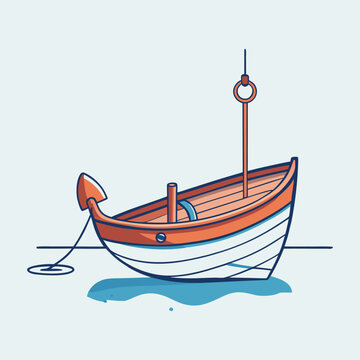 A boat logo design