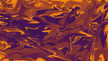 Warm Abstract Marble Swirl Background in Purple, Orange, and Brown Tones