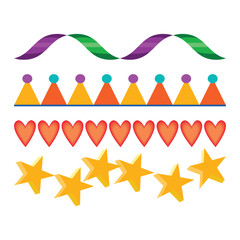 Abstract geometric pattern with vibrant color accents