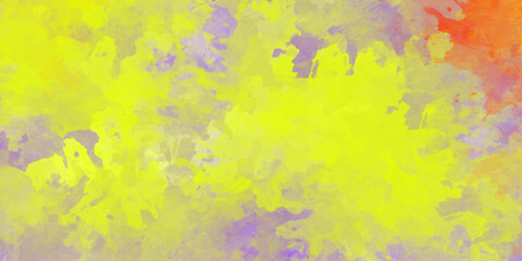 colorful watercolor background. Yellow tones watercolor background painting pattern material drawing splash decoration brush wallpaper abstract painted wall interior