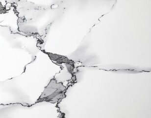 Obraz premium White marble surface background with soft natural shadows and clean copy space for luxury product or food mockups