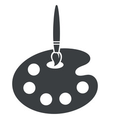 Vibrant color palette swatches vector