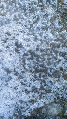 interesting ice patterns on the ground. background