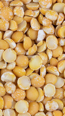 orange dried peas with visible details. background or textura