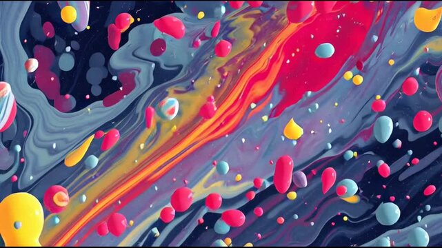 Abstract colorful paint splash background with vibrant colors and fluid motion.