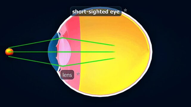 short sighted eye