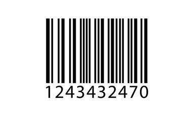 Barcode PNG Illustration – Simple Barcode Design for Product Packaging, Retail, and Inventory Management