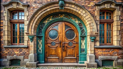 Fototapeta premium Ornate Arched Doorway