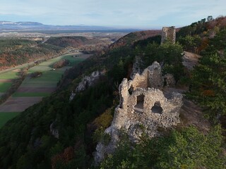 Fototapeta premium künstliche Ruine Türkensturz, Romantik, Pittental