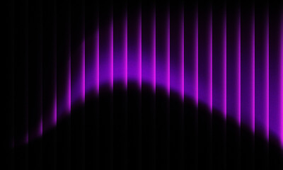 Abstract purple vertical lines with light effect on dark background