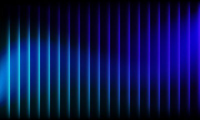 Abstract background with vertical lines in blue and cyan color gradient
